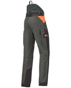 Parforce Women's sow protection trousers Hatz-Watz Waterproof (Olive/signal orange)