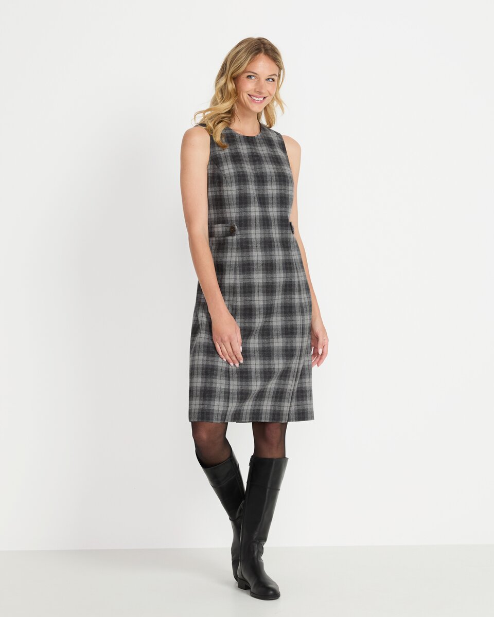 Highmoor Tweed sheath dress (Gray)