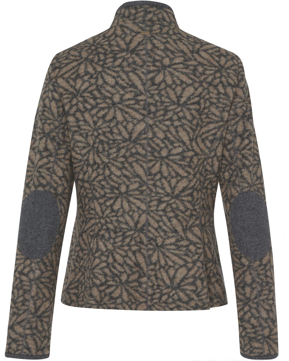 Reitmayer Stand-up collar jacket (Beige/Grey)