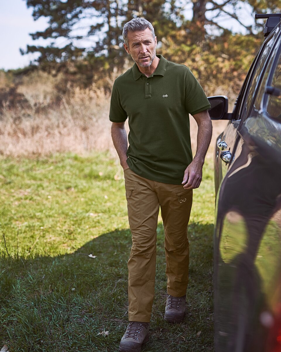 Merkel Gear Organic polo shirt (Olive)