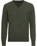Highmoor V sweater (Olive)