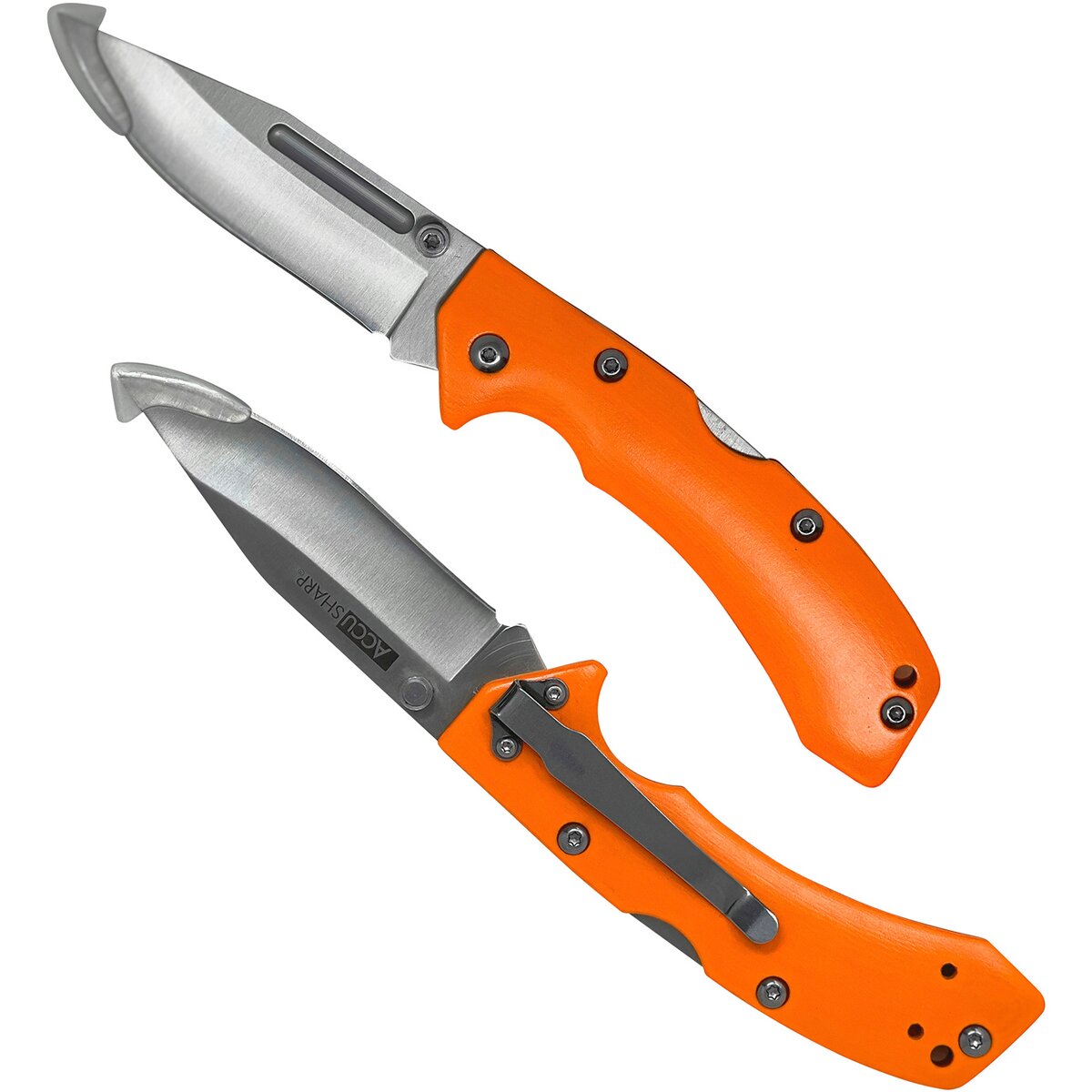 Accusharp Folding knife (Orange)