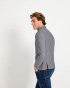 Reitmayer Jacket with embroidery (Grey/Blue)