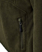 Parforce Women's reversible fleece jacket Reverse Pro (Olive/signal orange)