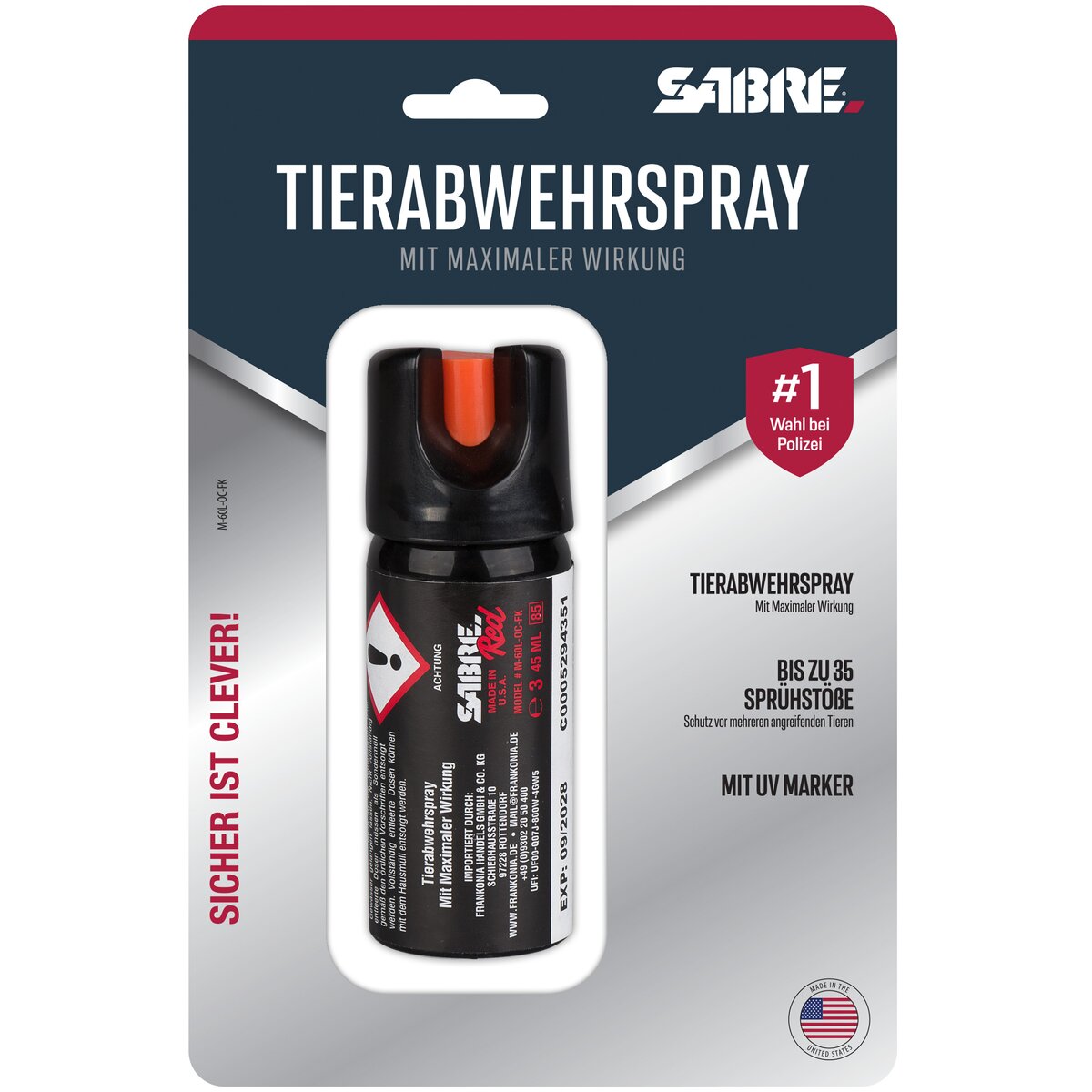 Sabre Red defense spray Magnum 0,045 l