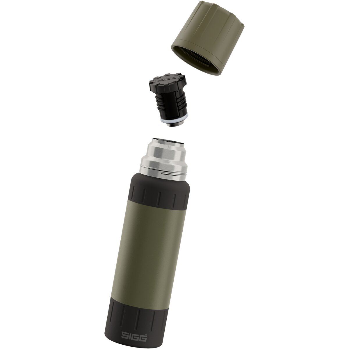 SIGG Alpine Star termo pudele 0,75 L (grauzdēti zaļa)