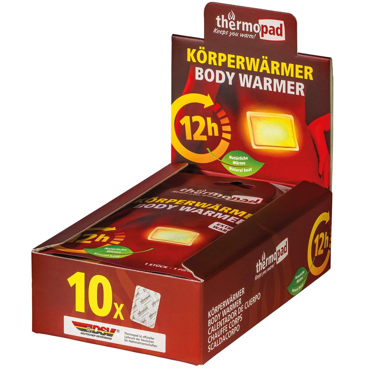 Thermopad Body/back warmer – self-adhesive (10 pieces)