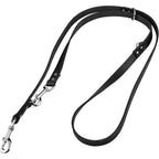 Heim Soft leash – 3-way adjustable (Width 18 mm, length 3 m, color black)