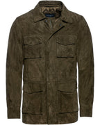 Highmoor Leather field jacket (Olive)