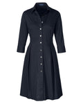 Highmoor Shirt dress (Dark blue)