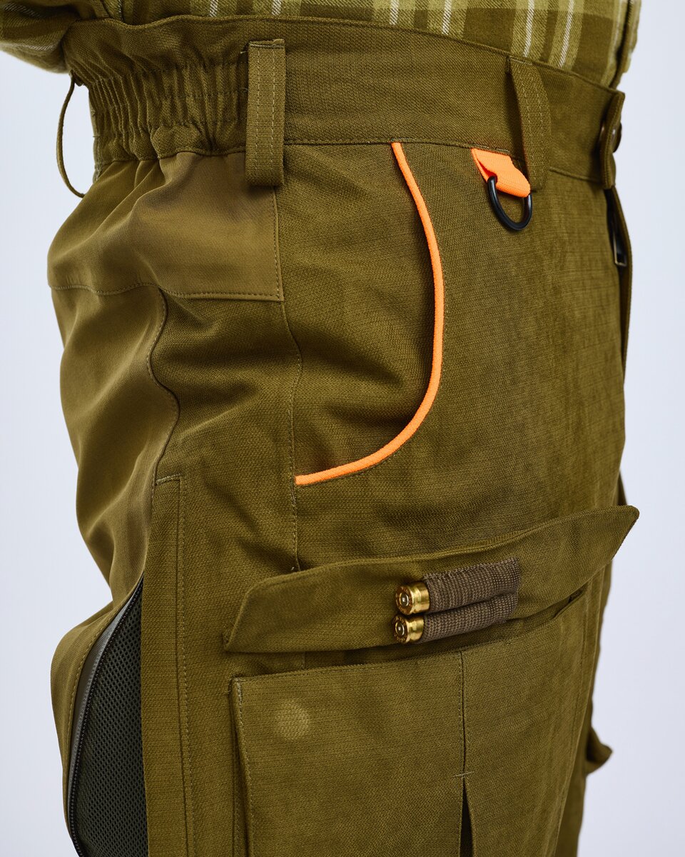 Pinewood Furudal Expert 2L hunting trousers (Olive Green/Orange)
