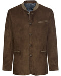 Luis Steindl Jacket with suede look (Brown)