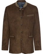 Luis Steindl Jacket with suede look (Brown)