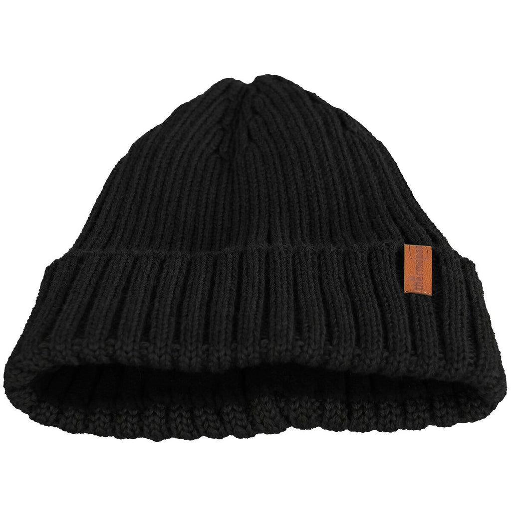 Thermopad Beanie Merino + 10 mini warmers – set (Black)