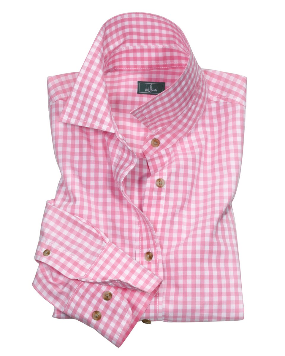 Luis Steindl Vichy check blouse (Rose)