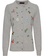 Reitmayer Cardigan with embroidery (Gray)