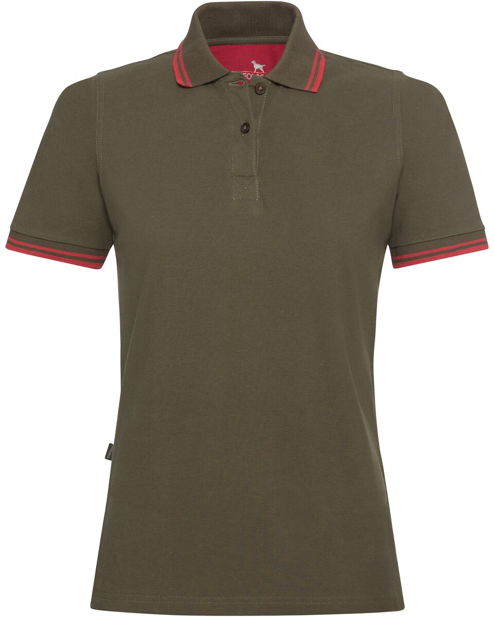Parforce Women's polo shirt (Olive/berry)