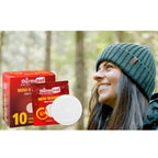 Thermopad Beanie Merino + 10 mini warmers – set (Cream)