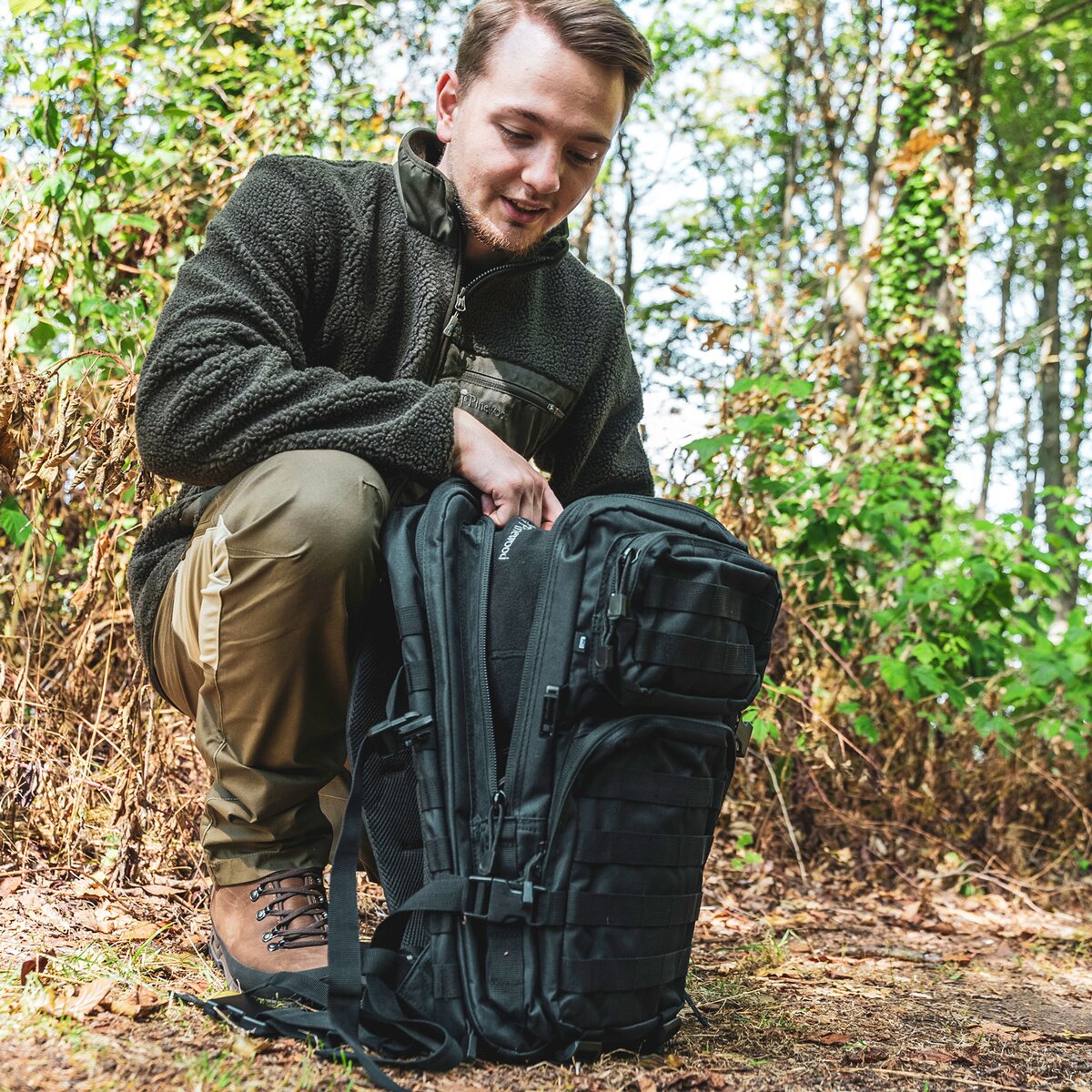 Brandit Backpack US Cooper (black, size M)