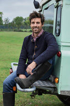 Luis Steindl Left-left cardigan (Marine)