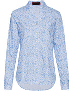 Reitmayer Poplin blouse with print (White blue)