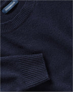 Highmoor Knitted dress with round neck (Blue)