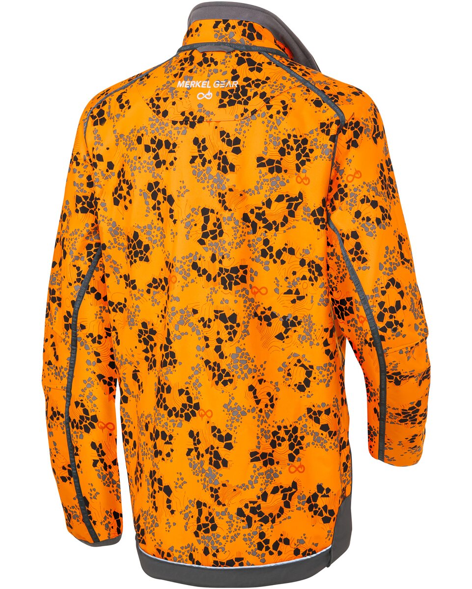 Merkel Gear HELIX Infinity Fire reversible jacket (Solid Olive/Infinity Fire Camo)