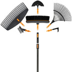 Fiskars OneClick telescopic handle (Size L – Handle length 219–404 cm – Weight approx. 1,550 g)
