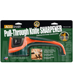 Accusharp Knife sharpener pull-through (Orange/Green)