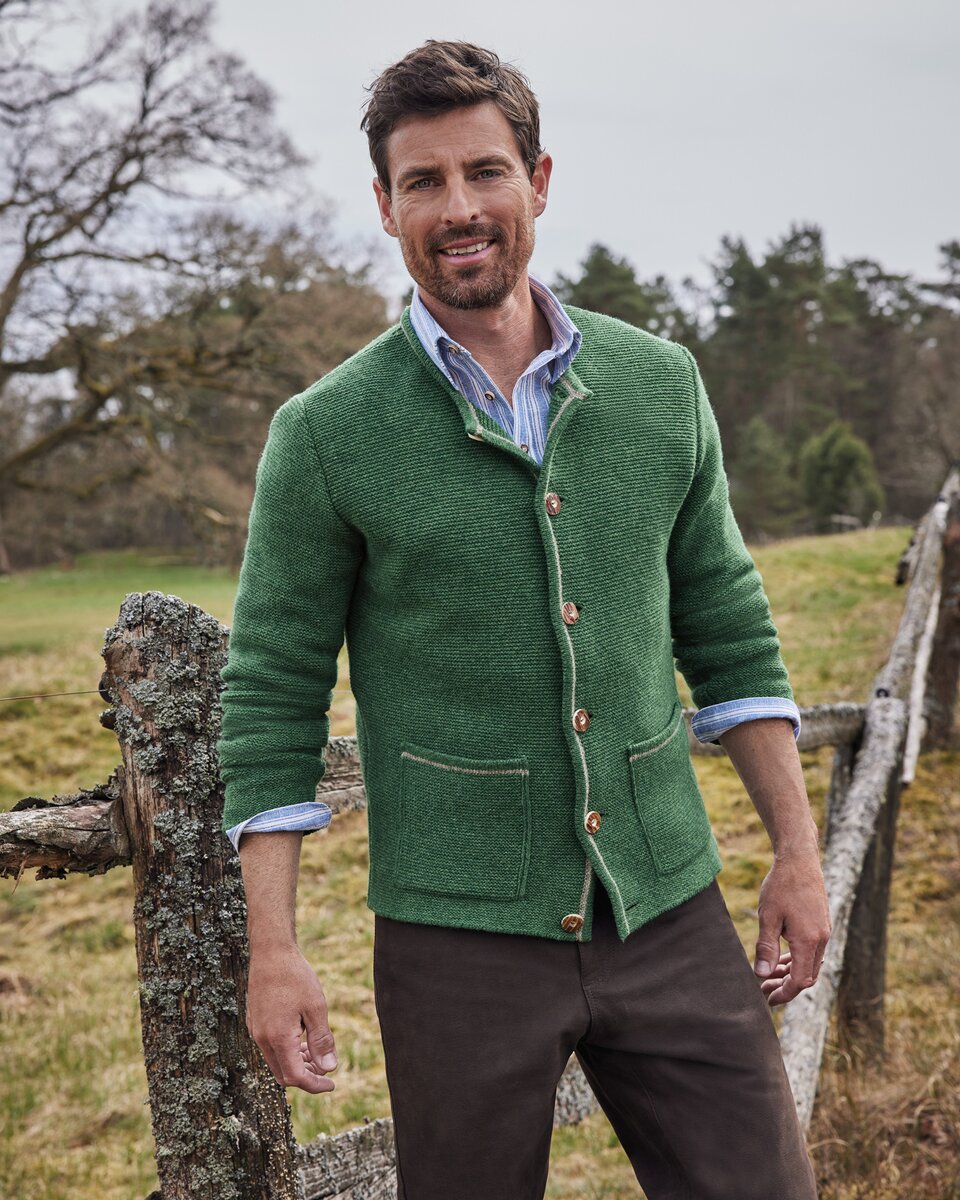 Luis Steindl Left-left cardigan (Green)