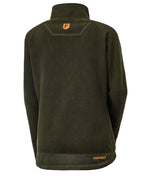 Parforce Women's reversible fleece jacket Reverse Pro (Olive/signal orange)