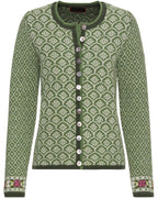 Reitmayer Jacquard cardigan (Green)