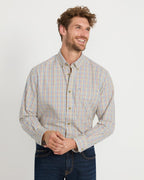 Highmoor Tattersall shirt (Ecru/Beige/Blue/Red)