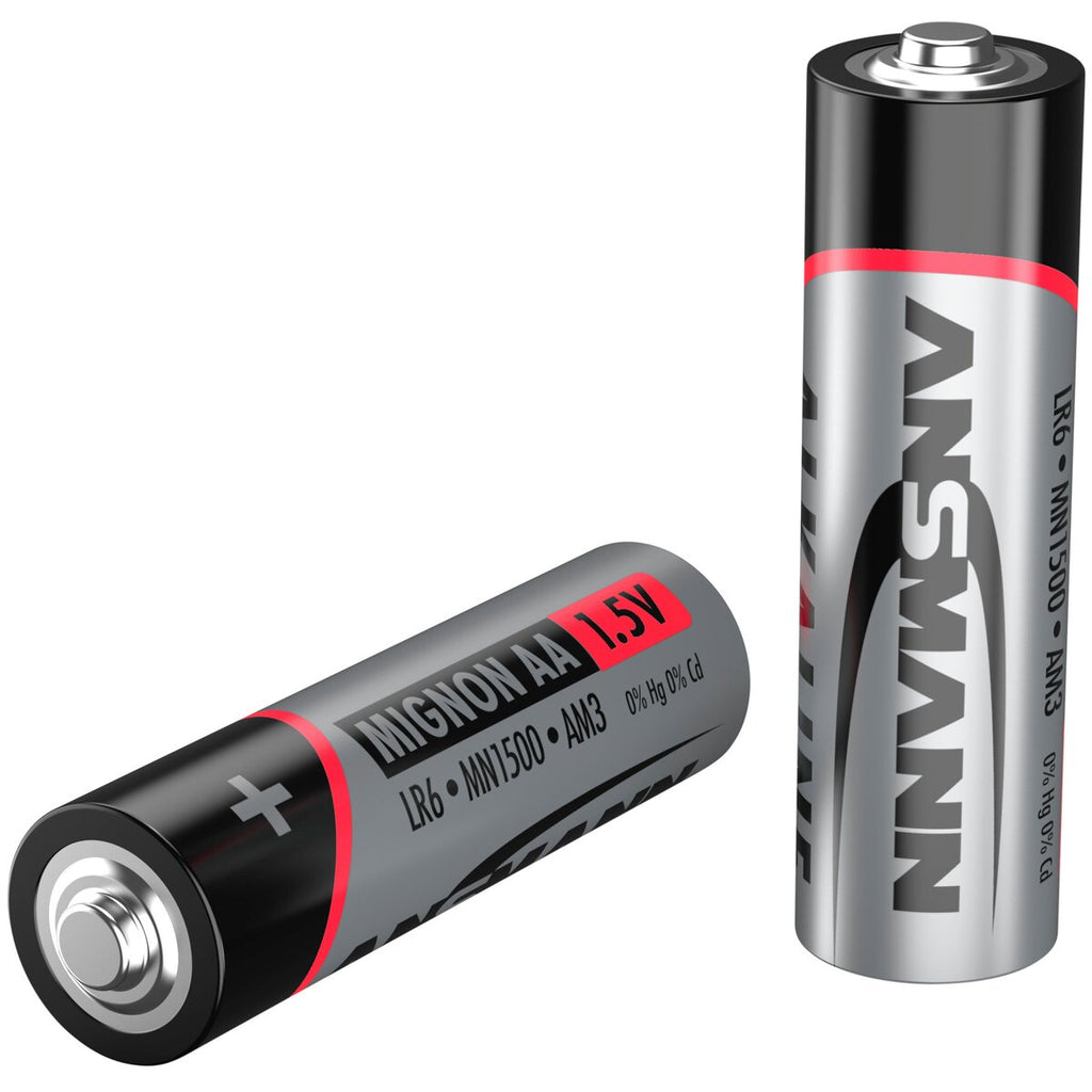 Ansmann Alkaline Mignon AA batteries – 100 pieces