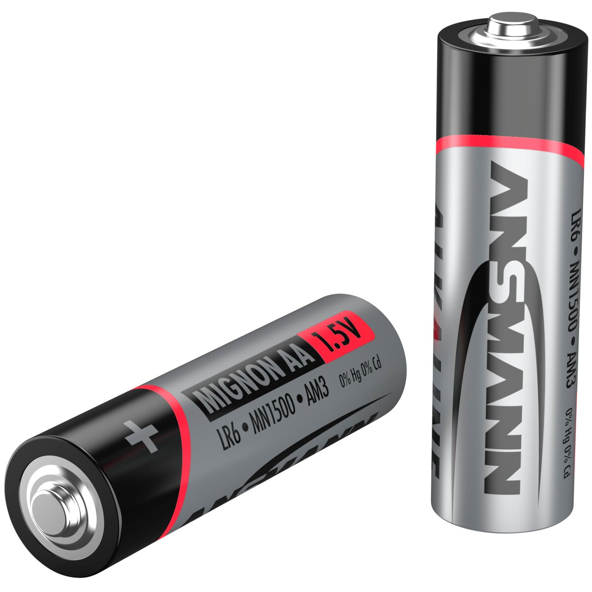 Ansmann Alkaline Mignon AA batteries – 100 pieces