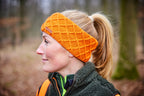 Parforce Active Headband lattice knit (Signal orange)