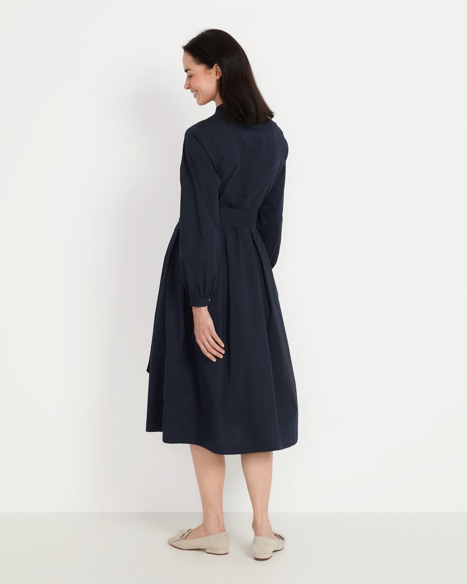 Reitmayer Poplin dress with bow (Marine)