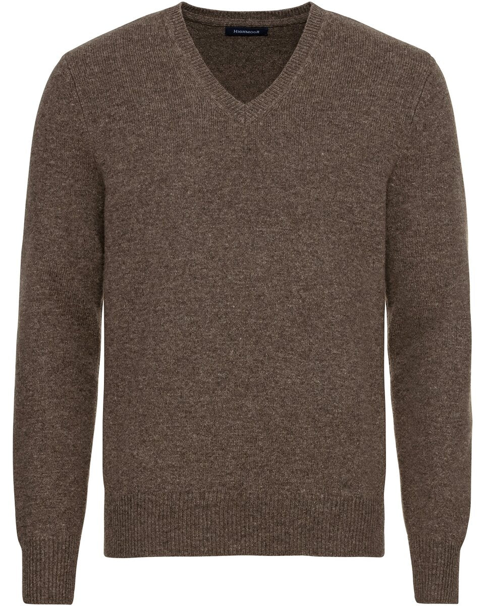 Highmoor V sweater (Brown)