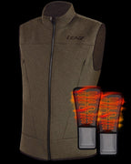 Lenz Men's Heated Vest 2.0 (Brown)