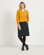 Highmoor Check skirt (Dark blue/green)