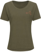 Parforce Women's set of 2 T-shirts Heartbeat (Brown/olive)