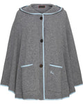 Reitmayer Poncho with hood (Green/beige)