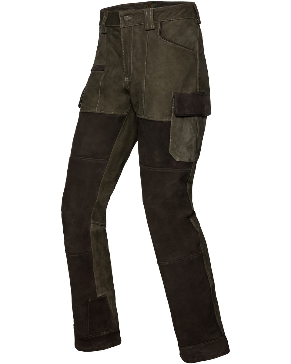 Parforce Prestige Full Bull leather trousers (Olive/brown)