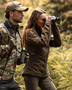 Merkel Gear Women's reversible fleece jacket HELIX (Olive/orange)