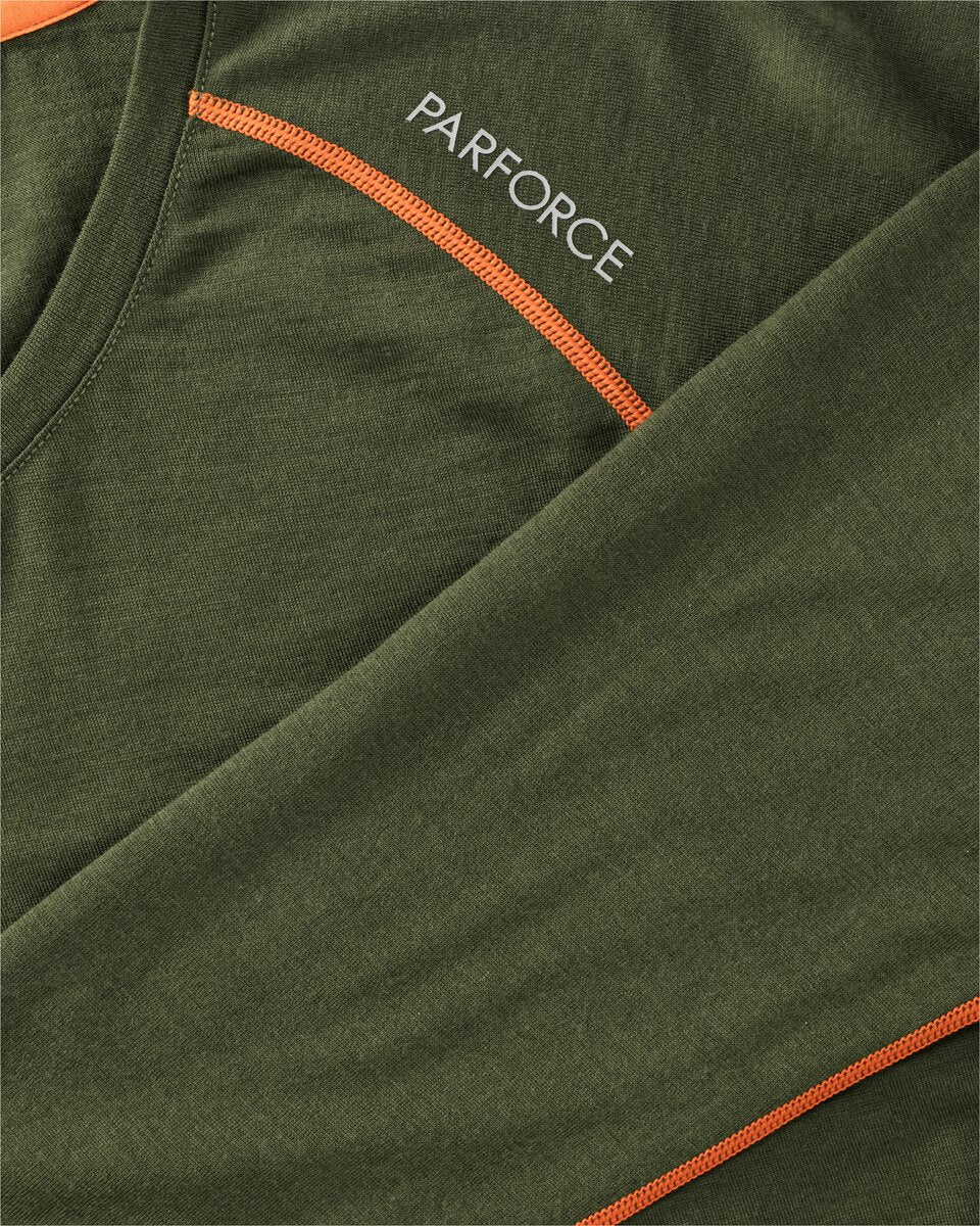 Parforce Base layer long sleeve merino mix (Olive)