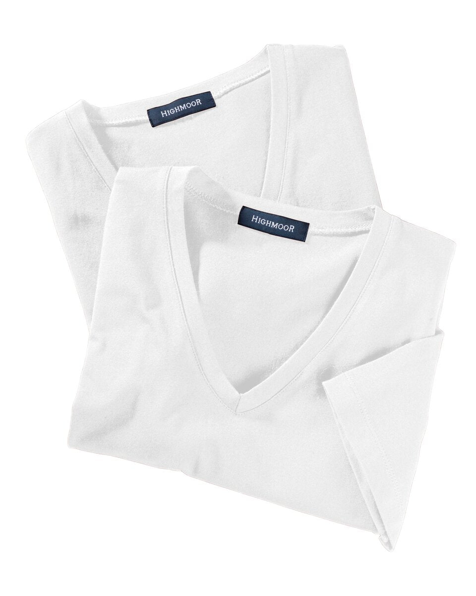 Highmoor T-shirt, pack of 2 (White)