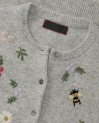 Reitmayer Cardigan with embroidery (Gray)