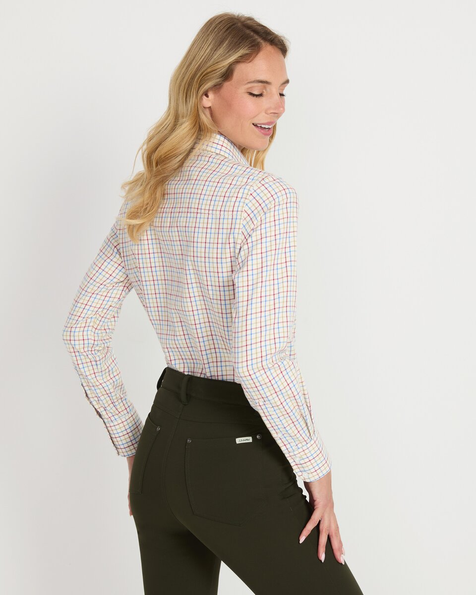 Highmoor Blouses in a double pack (Blue/White with Tattersall)