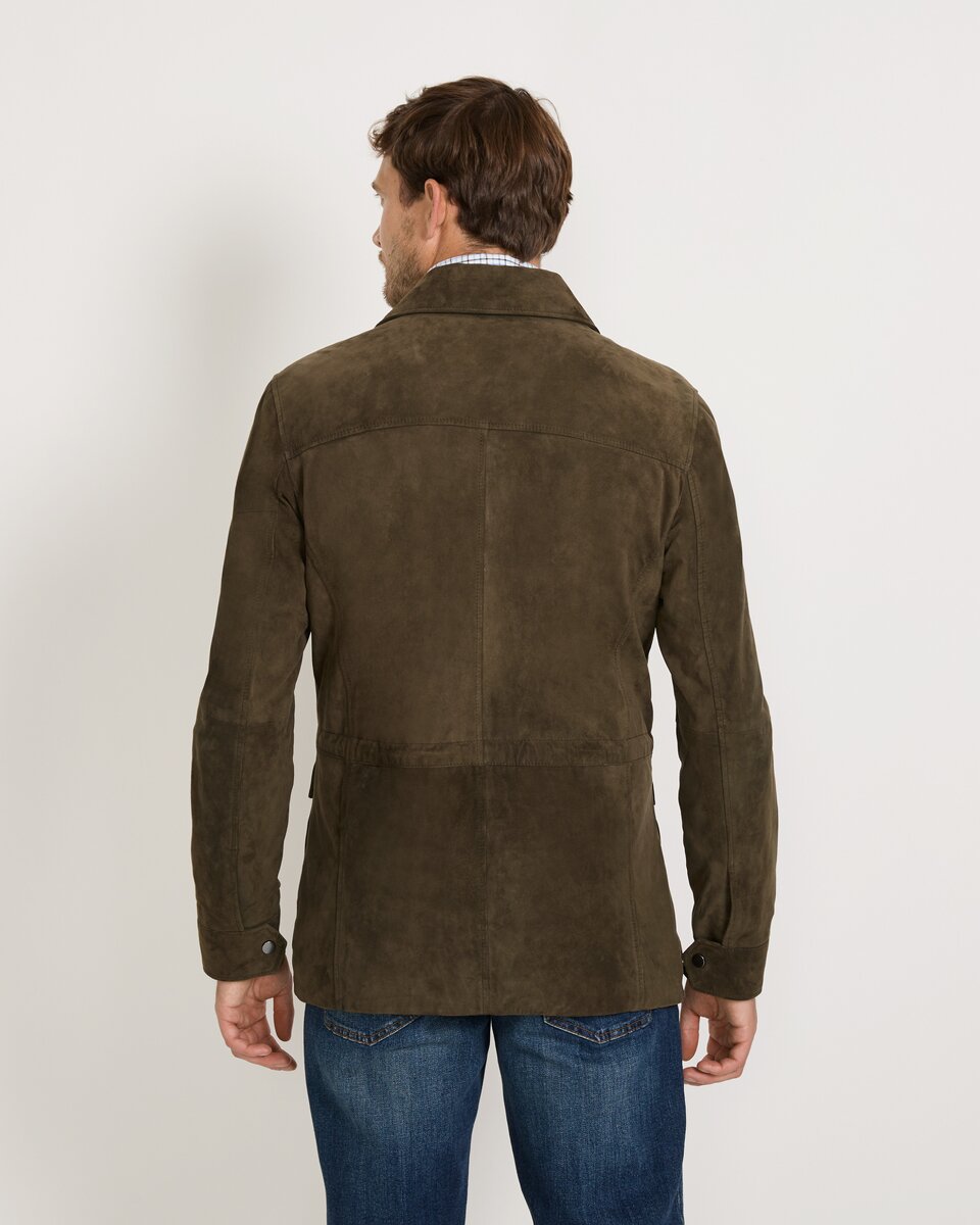 Highmoor Leather field jacket (Olive)
