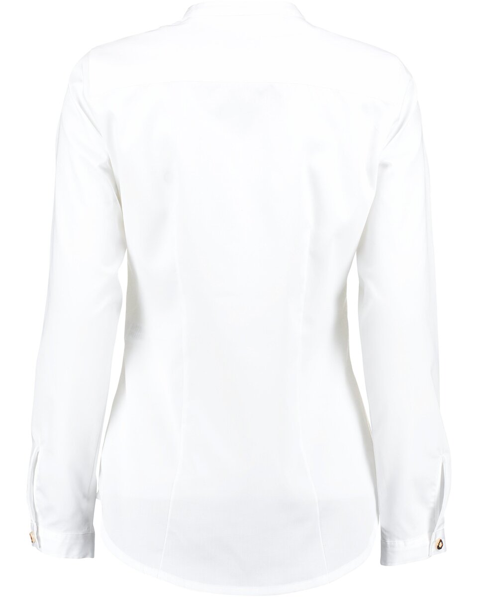 Luis Steindl Stand-up collar blouse (White)